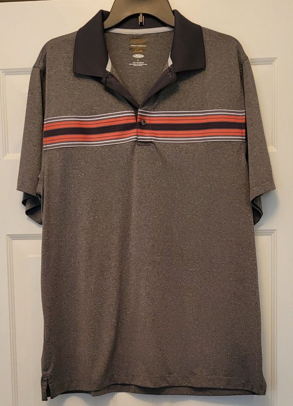 Greg Norman Polo Shirt Men’s Size L Tasso Elba Play Dry